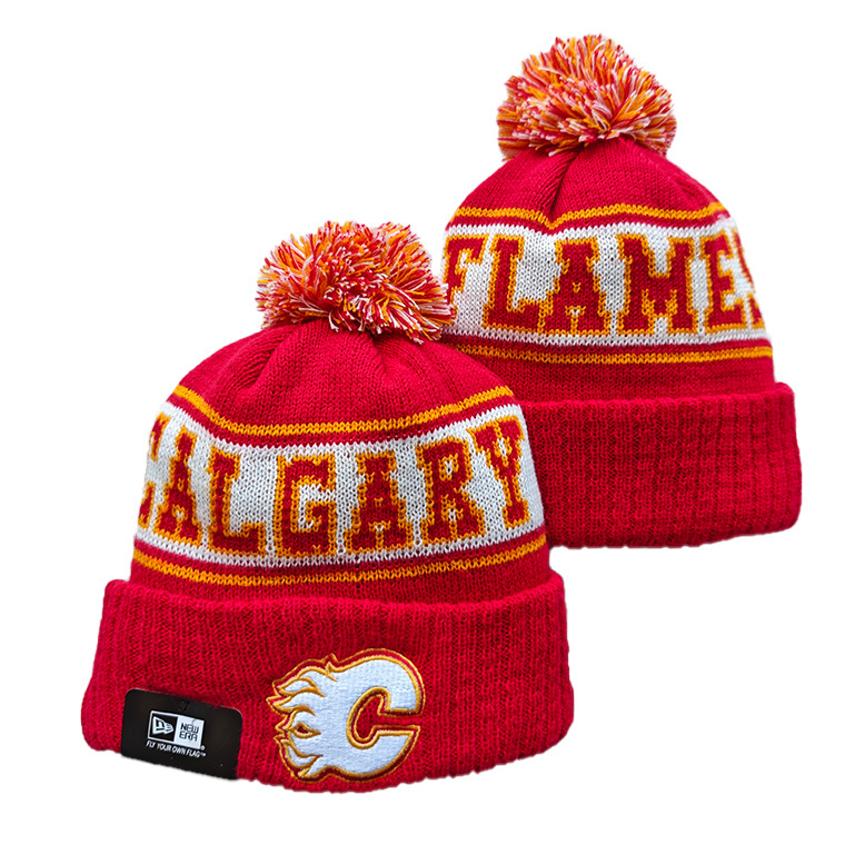 Calgary Flames 2025 Knit Hats 004